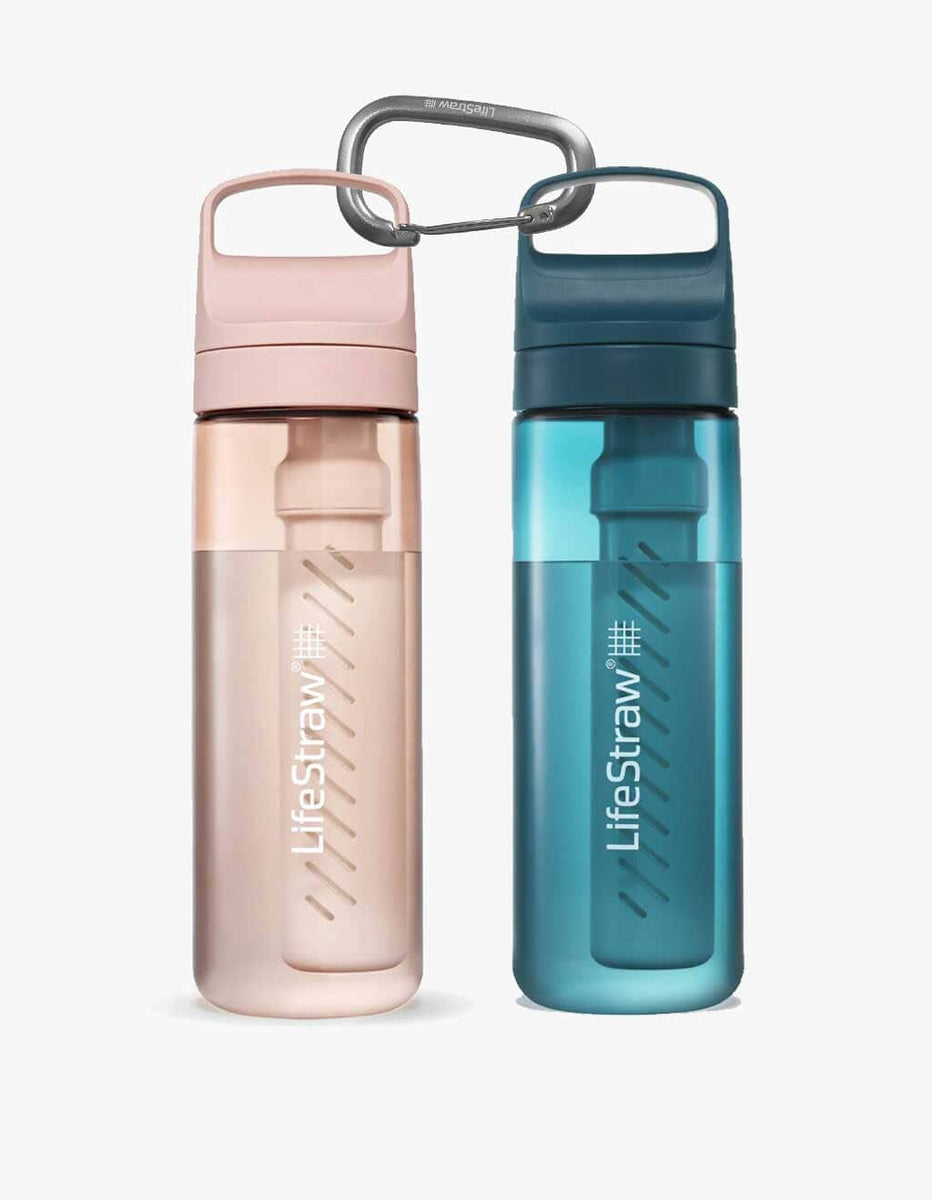 NEW! LifeStraw Go Series - 18 oz Stainless Steel Water Bottle with