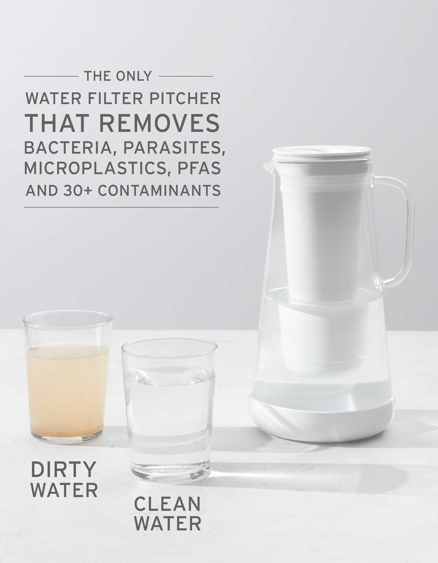 LifeStraw Home 7-Cup with Silicone Base Home LifeStraw - Online store