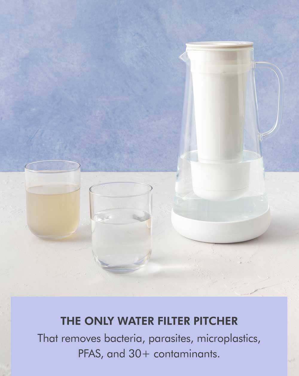 LifeStraw Home 7-Cup Glass Home LifeStraw - Online store