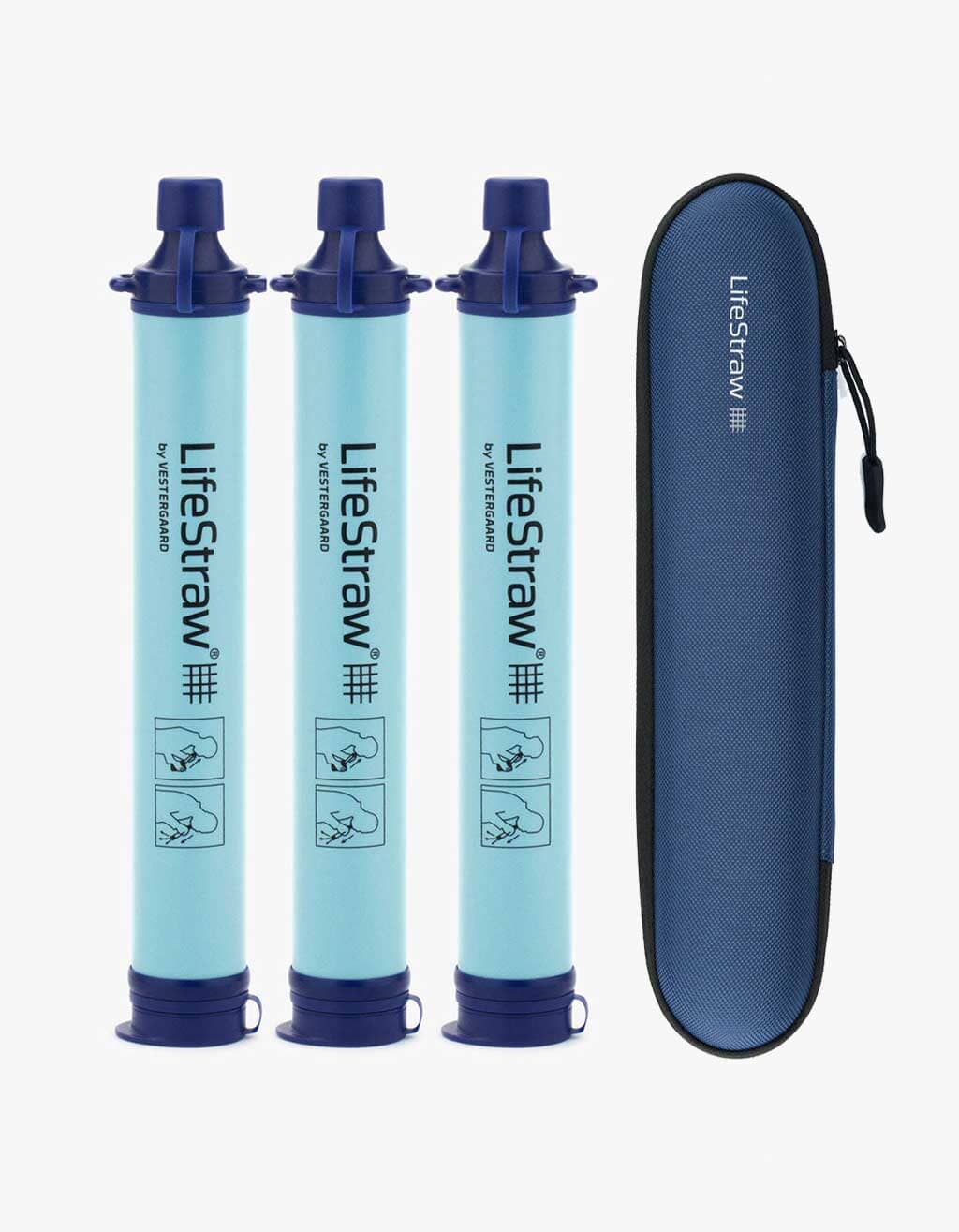 LifeStraw 3 Pack and Carry Case LifeStraw Water Filters & Purifiers