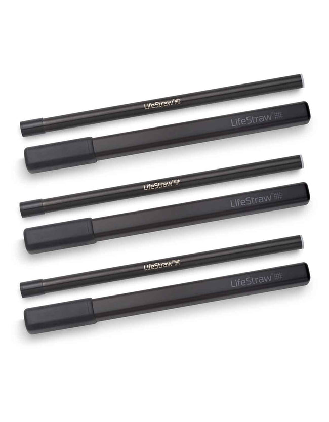 LifeStraw Sip 3-Pack Straw Filter LifeStraw - Online store 3-Pack Obsidian