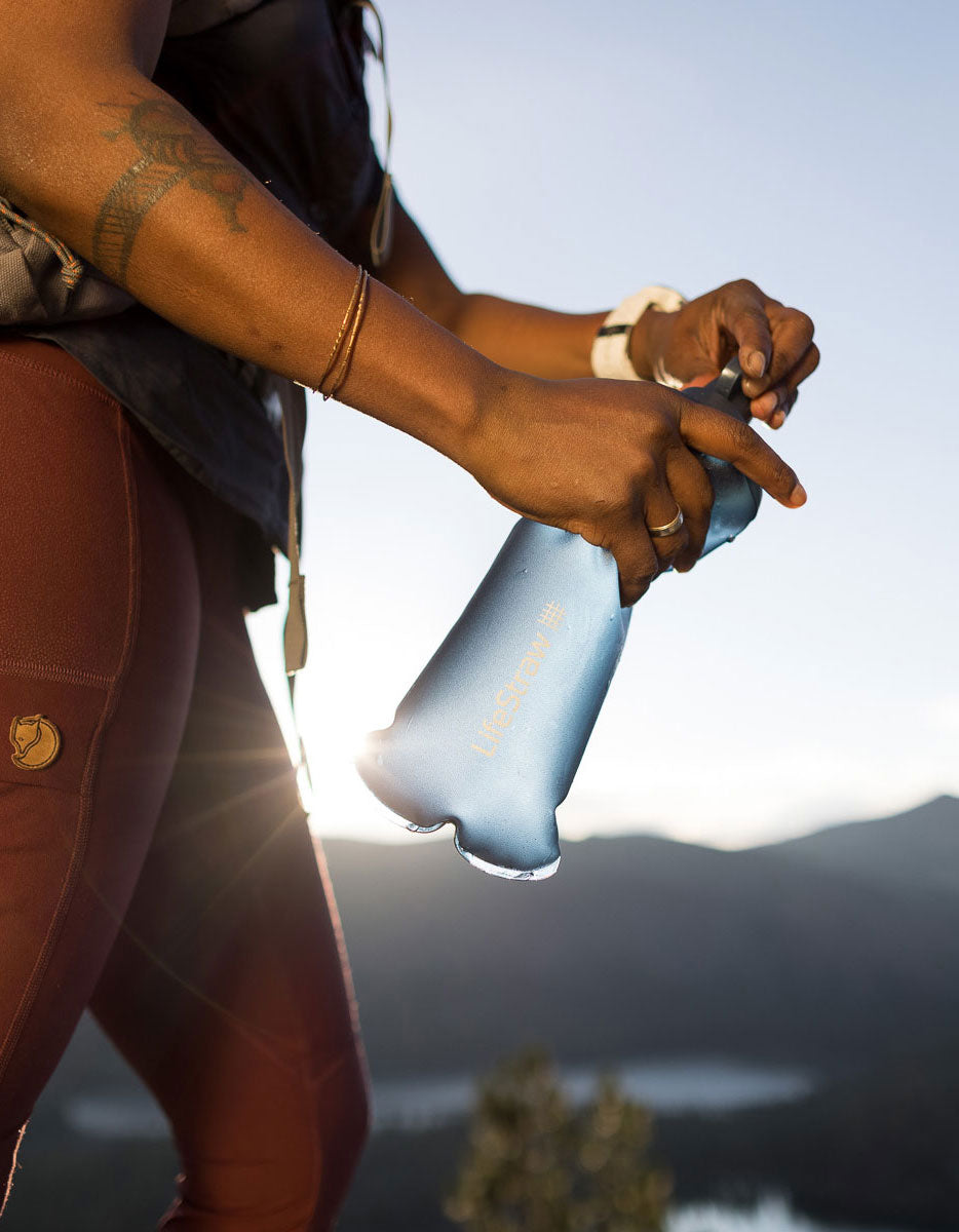 LifeStraw Peak Series Collapsible Squeeze Bottle with Filter Bottle Filter LifeStraw Water Filters & Purifiers