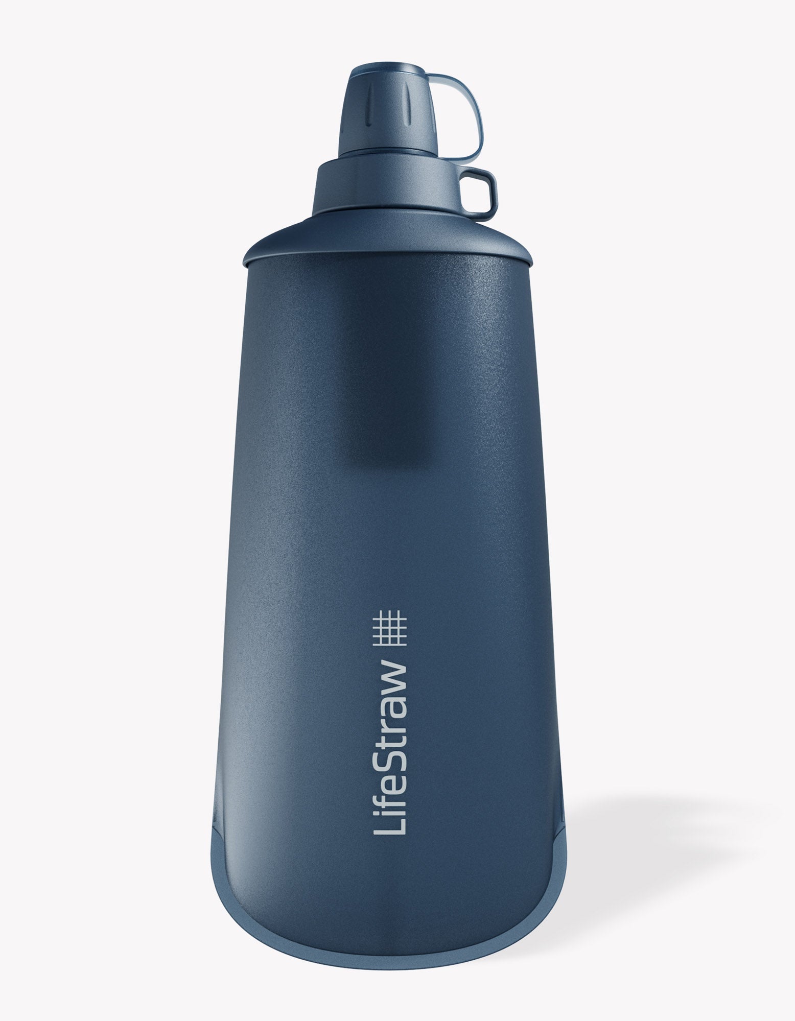 LifeStraw Peak Series Collapsible Squeeze 1L Bottle with Filter Bottle Filter LifeStraw Water Filters & Purifiers/Color-Mountain Blue