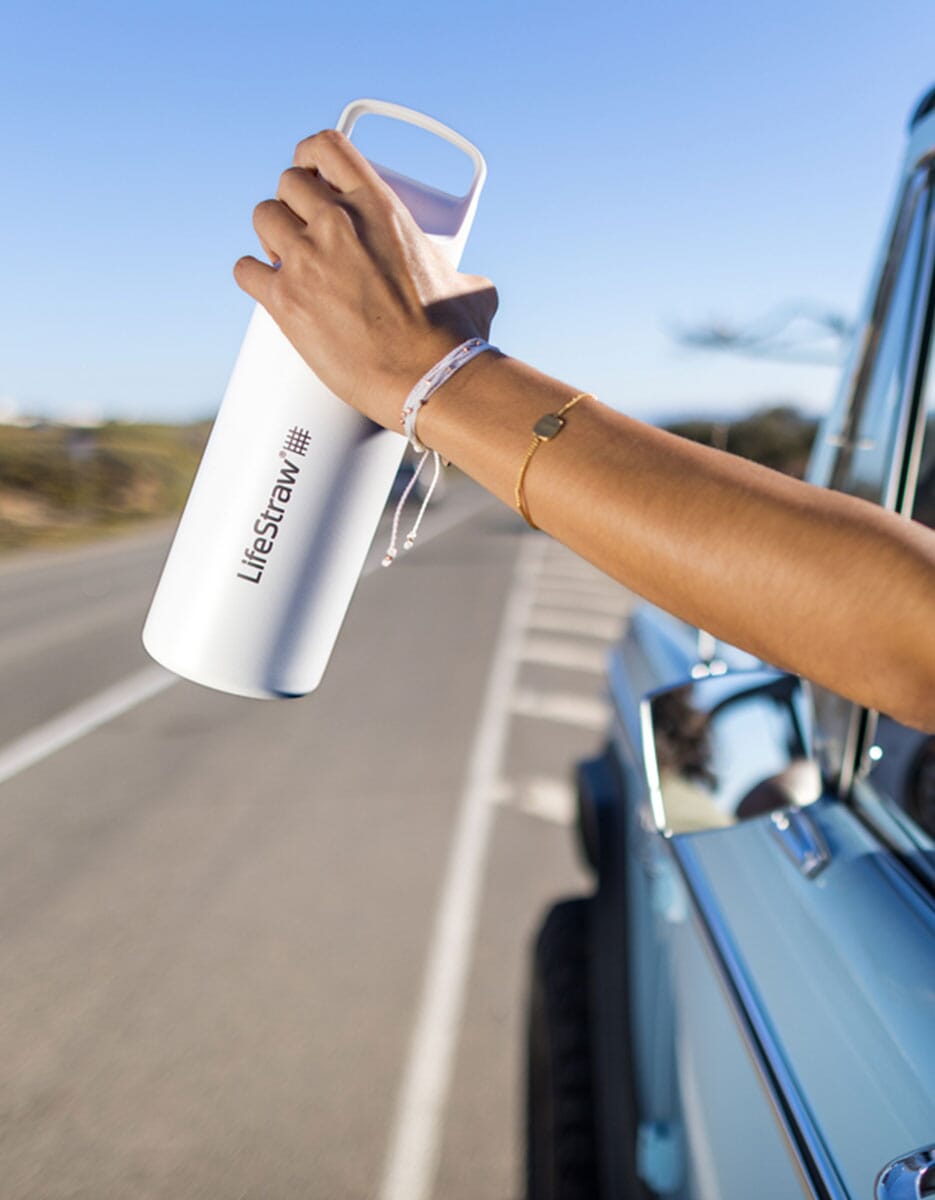 LifeStraw Go Series Stainless Steel 700 ml Bottle Filter LifeStraw - Online store
