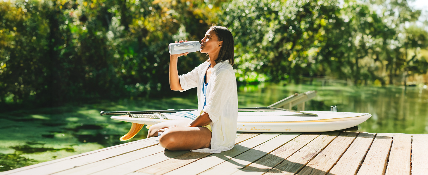 A Water Bottle That Checks All Your Boxes: Meet the LifeStraw Go Series Glass Bottle
