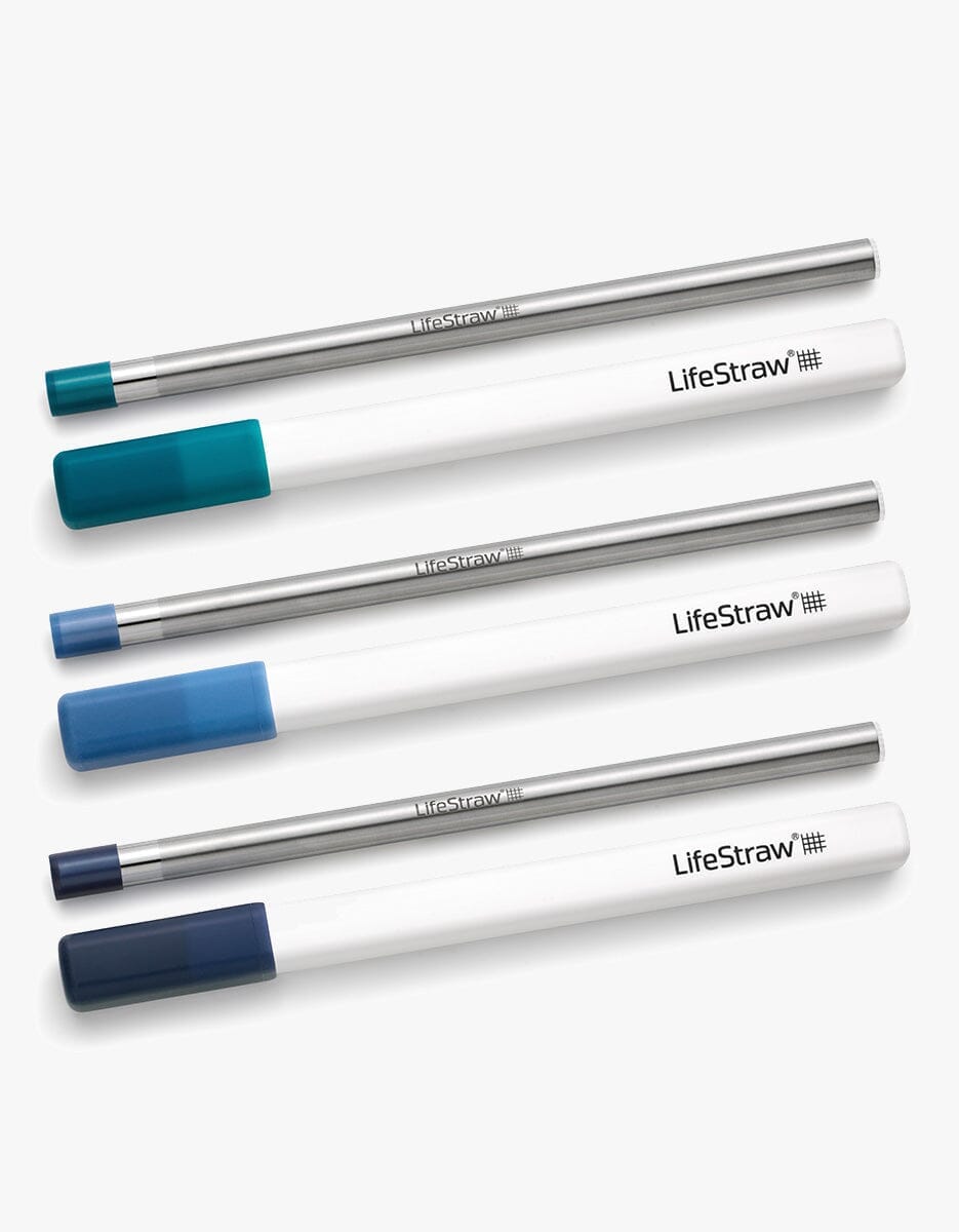 LifeStraw Sip 3-Pack Straw Filter LifeStraw - Online store 3-Pack Blues