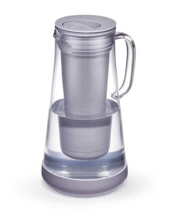 LifeStraw Home 7-Cup Glass water filter pitcher in Wisteria