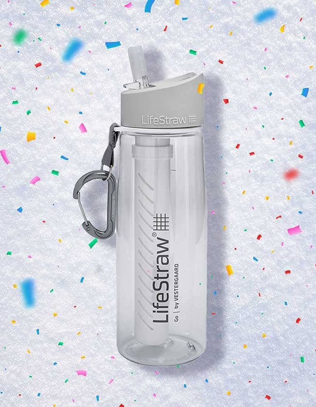 Frosty Fiesta - 4-Pack LifeStraw Go Bundle LifeStraw Water Filters 