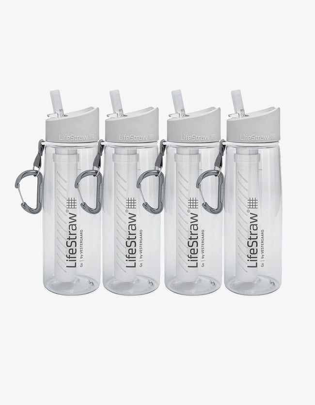 Frosty Fiesta - 4-Pack LifeStraw Go Bundle LifeStraw Water Filters 