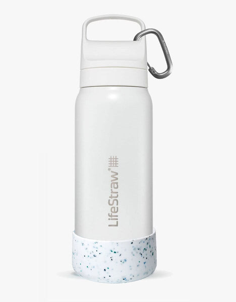 LifeStraw Go Stainless Steel Water Bottle with Filter-24oz-Laguna Teal