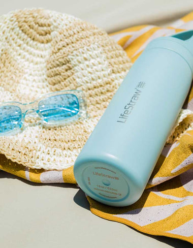 LifeStraw Go Series Stainless Steel 18 oz Bottle Filter LifeStraw - Online store