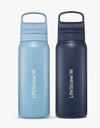 LifeStraw Go Series Stainless Steel 24 oz Bottle Filter LifeStraw - Online store 2-Pack Icelandic-Aegean