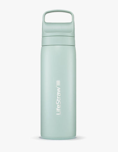 LifeStraw Go Series Stainless Steel 18 oz Bottle Filter LifeStraw - Online store Seafoam