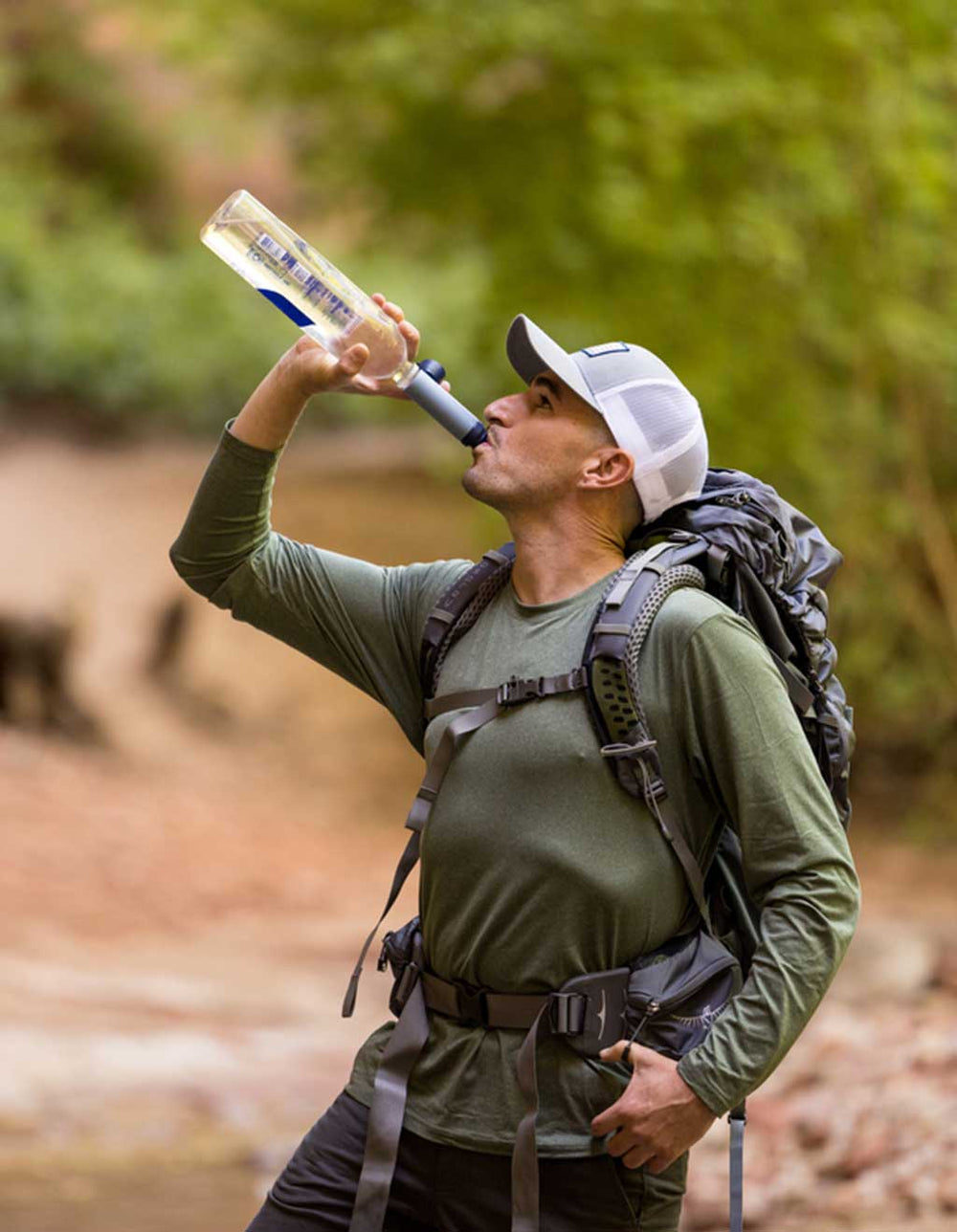 LifeStraw Personal Portable Water Filter - Bottle (22oz)