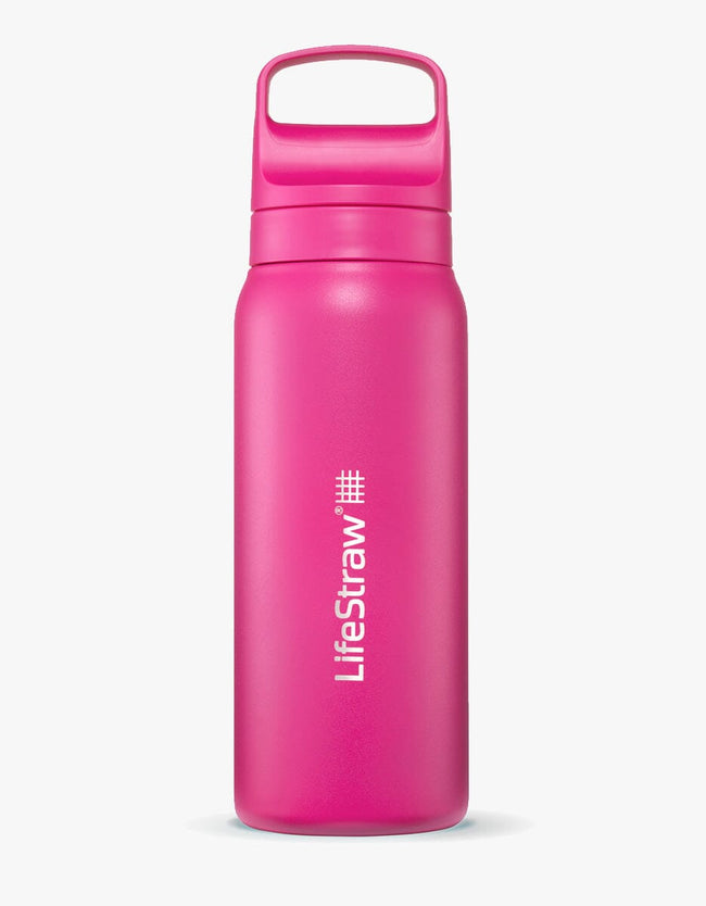 LifeStraw Go Series Stainless Steel 24 oz Bottle Filter LifeStraw - Online store Orchid Pink