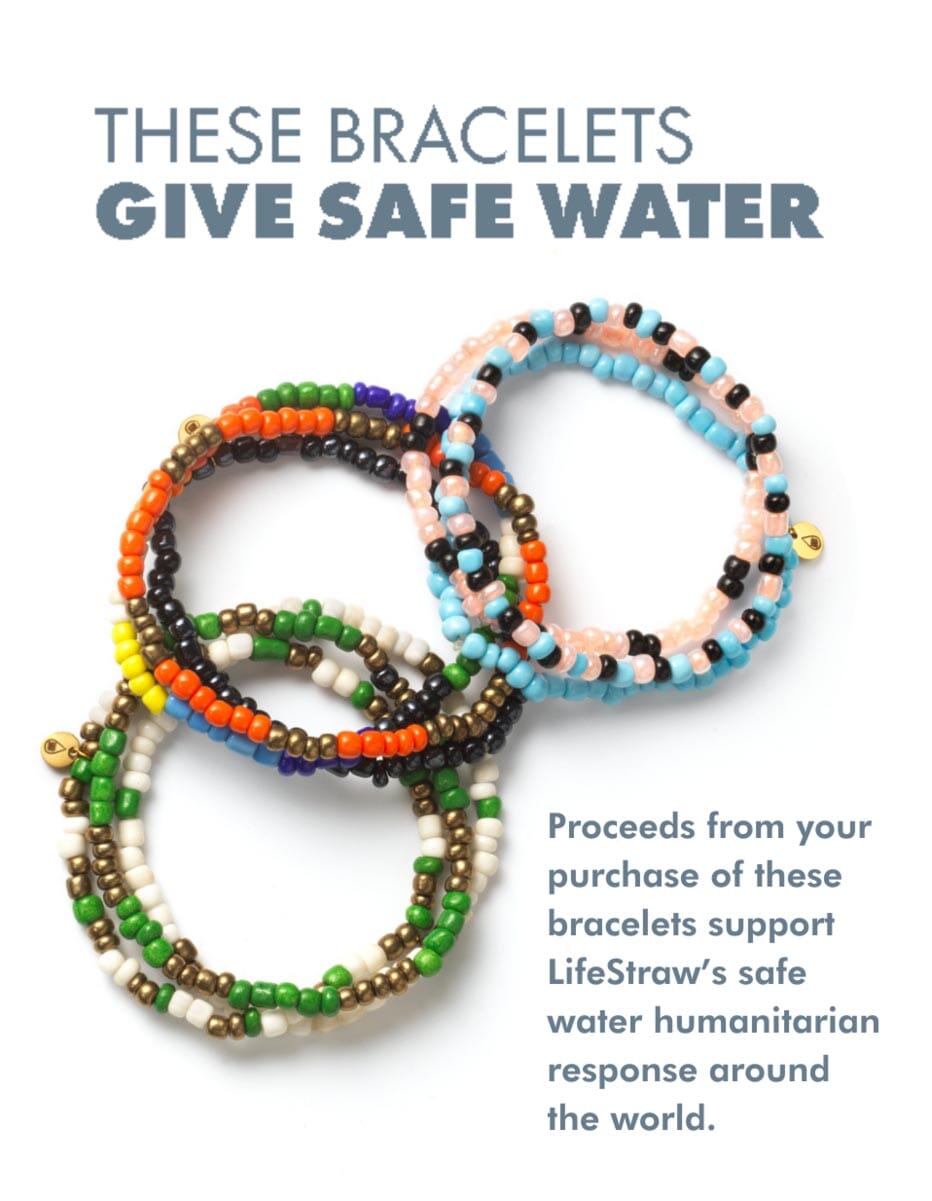 These Bracelets Give Safe Water Apparel & Accessories LifeStraw - Online store
