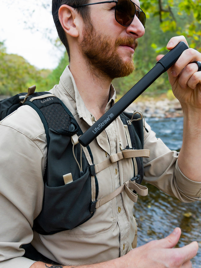LifeStraw Sip Water Filter Straw for Travel, Emergencies and Everyday Use