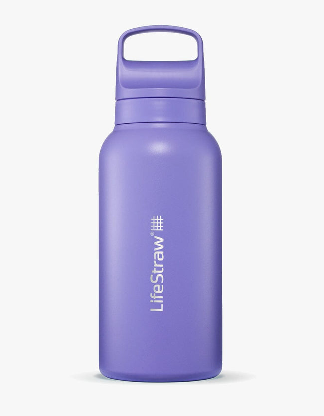 LifeStraw Go Series Stainless Steel 1L Bottle Filter LifeStraw - Online store Thistle Purple