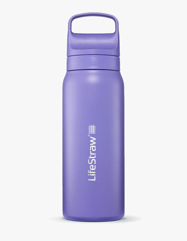 LifeStraw Go Series Stainless Steel 24 oz Bottle Filter LifeStraw - Online store Thistle Purple