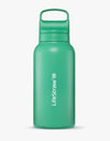 LifeStraw Go Series Stainless Steel 1L Bottle Filter LifeStraw - Online store Cactus Green