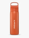 LifeStraw Go Series Stainless Steel 18 oz Bottle Filter LifeStraw - Online store Kyoto Orange