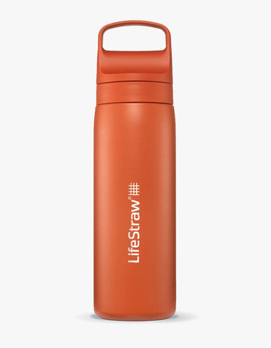 LifeStraw Go Series Stainless Steel 18 oz Bottle Filter LifeStraw - Online store Kyoto Orange