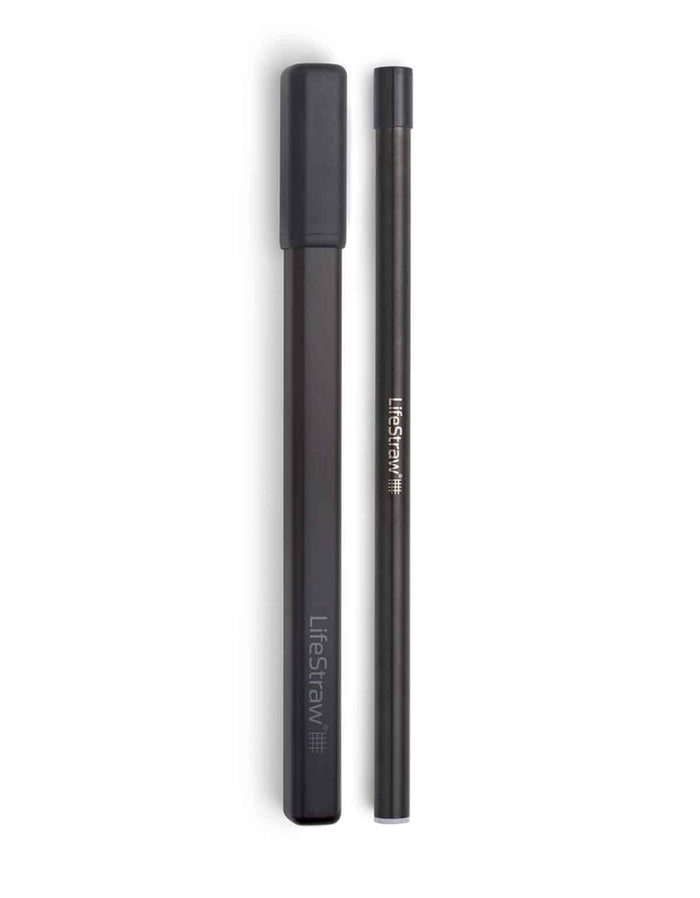 LifeStraw Sip water filter straw in Obsidian with matching black carry case