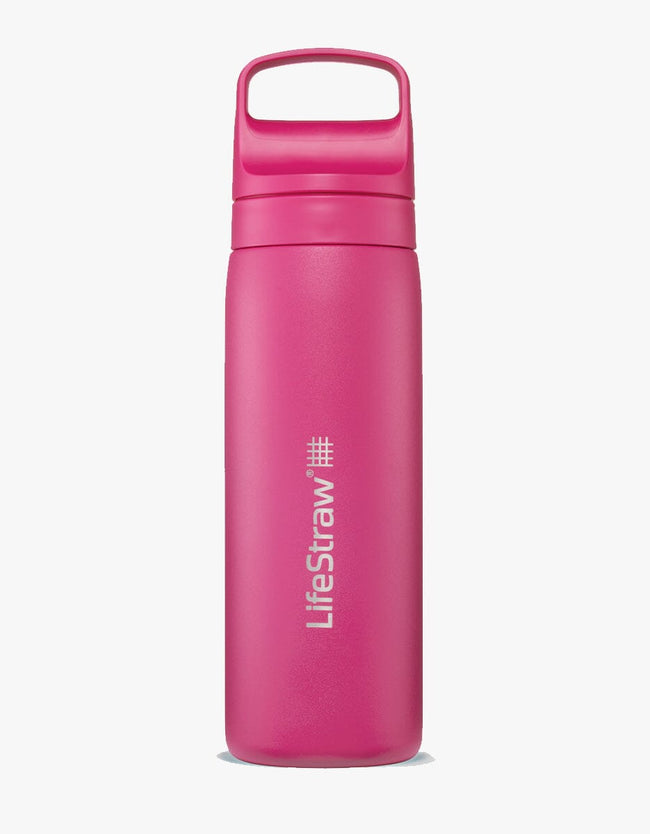 LifeStraw Go Series Stainless Steel 18 oz Bottle Filter LifeStraw - Online store Orchid Pink