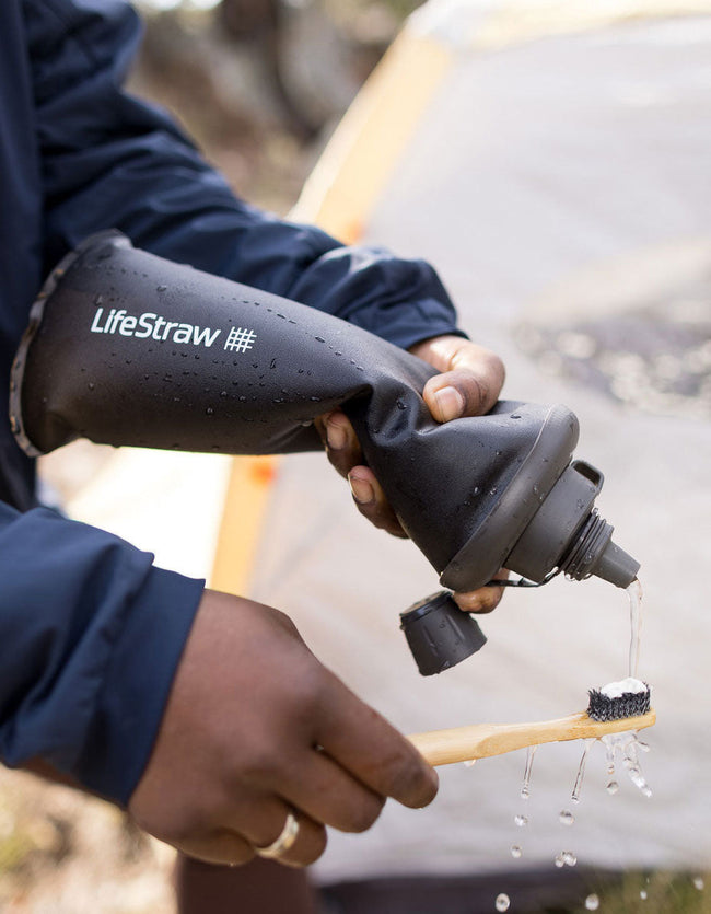 LifeStraw Peak Series Collapsible Squeeze Bottle with Filter Bottle Filter LifeStraw Water Filters & Purifiers