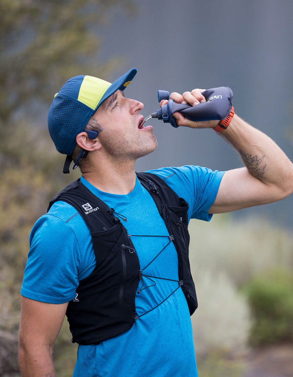 Trail Running Water Bottle With Straw