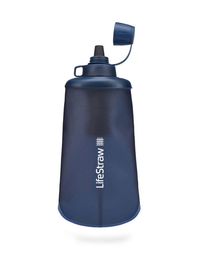 LifeStraw Peak Series Squeeze Bottle opvouwbaar waterfilter / drinkfles 1L LifeStraw Peak Series Squeeze Bottle opvouwbaar waterfilter / drinkfles 1L