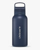 LifeStraw Go Series Stainless Steel 1L Bottle Filter LifeStraw - Online store/Color-Aegean Sea