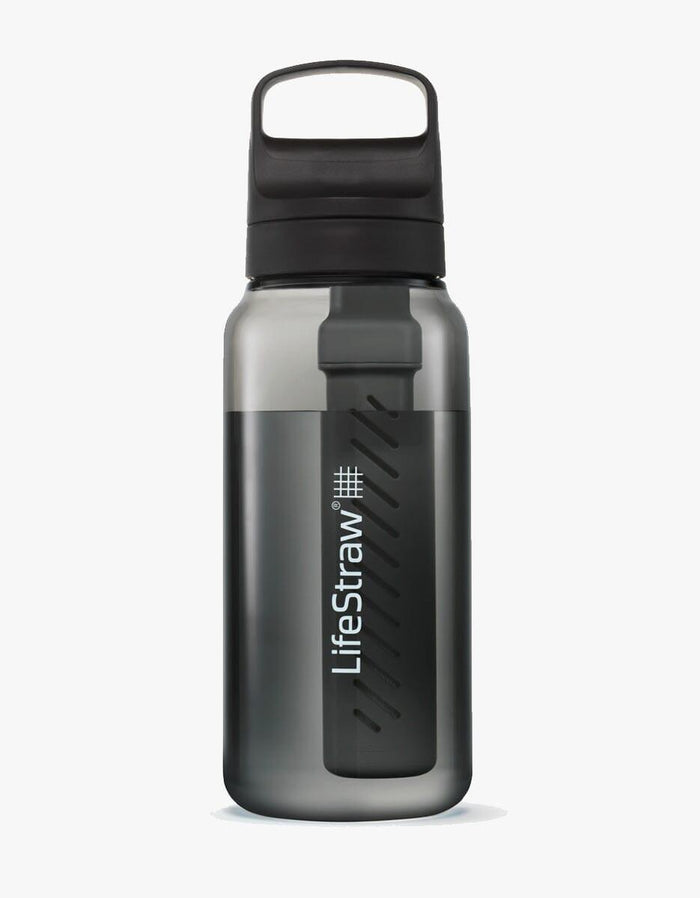 LifeStraw Go Series 1L water filter bottle in Nordic Noir