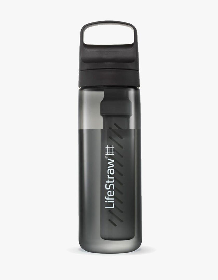 LifeStraw Go Series 22 oz water filter bottle in Nordic Noir