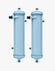 Two blue membrane ultrafilter cartridges from the LifeStraw Max Replacement Filters for the Max water purifier