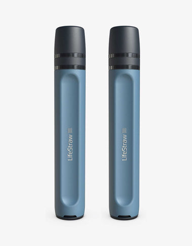 LifeStraw Peak Series Straw Straw LifeStraw Water Filters & Purifiers /Color-Blue 2 Pack
