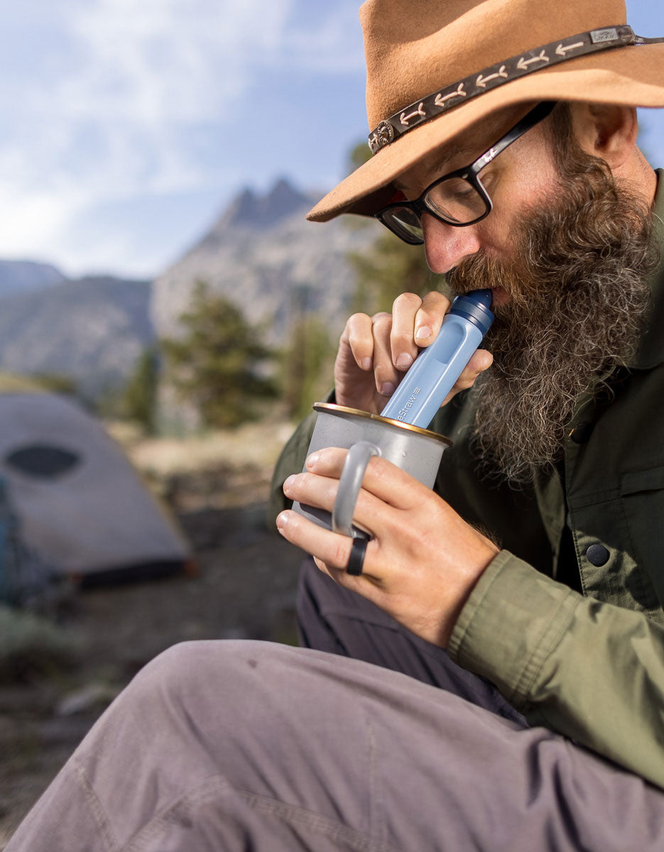 LifeStraw Peak Series - Personal Water Filter Straw for backup