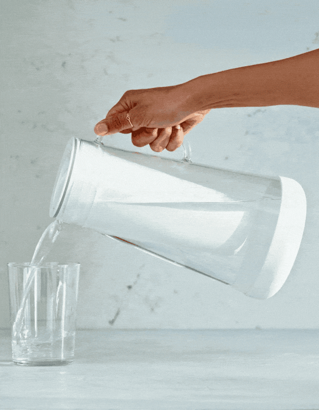 LifeStraw Home Glass Water Filter Pitcher